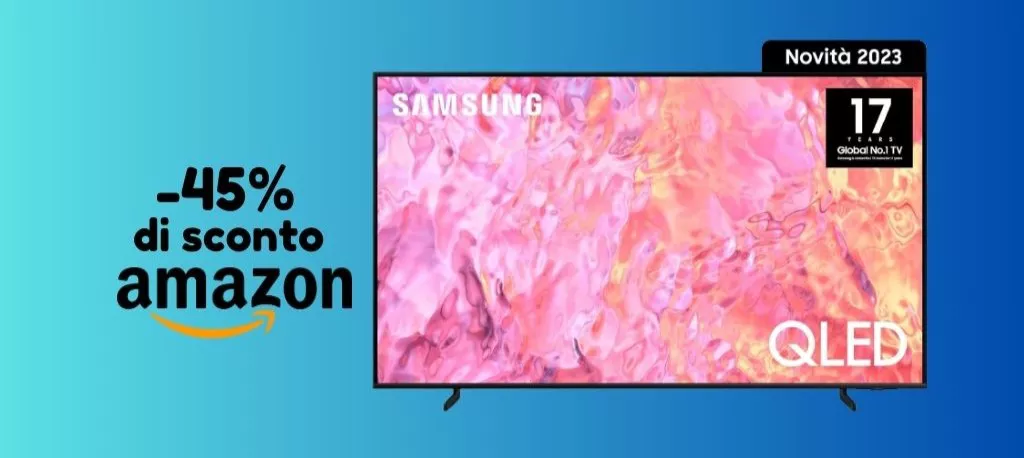Smart tv Samsung 43 pollici SCONTATA del 45% ora su Amazon!