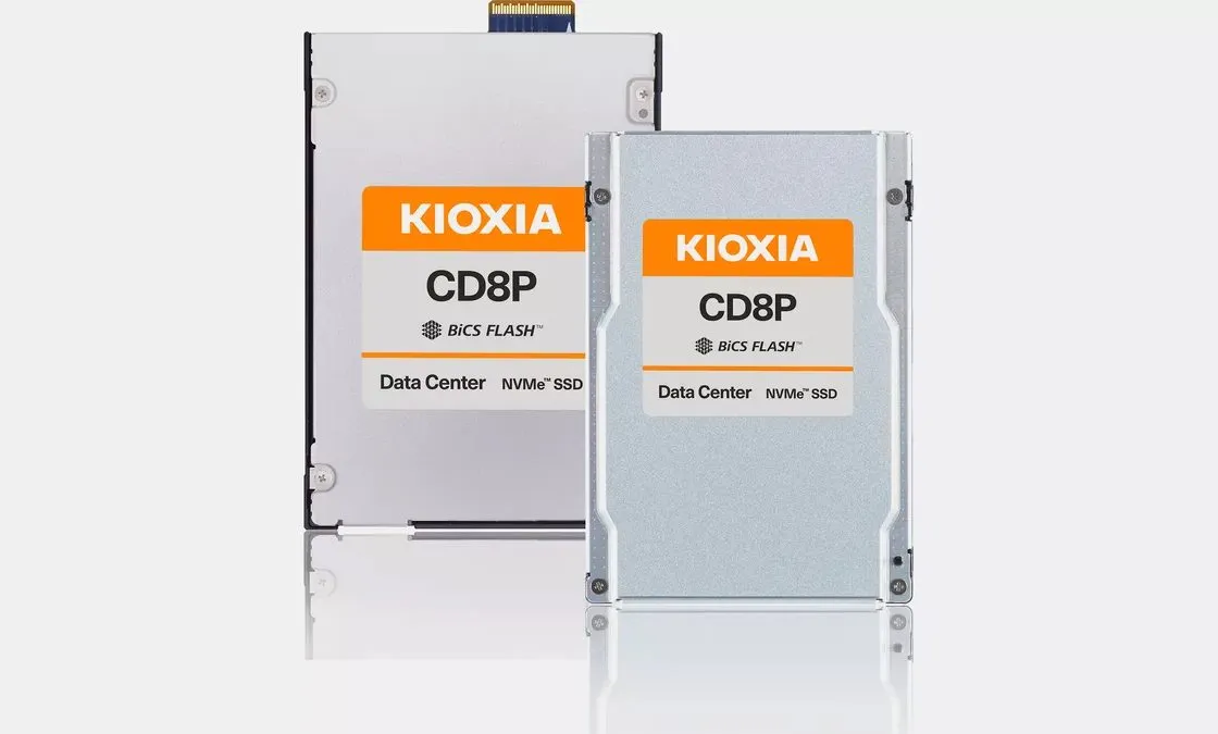 Kioxia presenta un SSD da 30 TB con interfaccia PCIe 5.0 x4