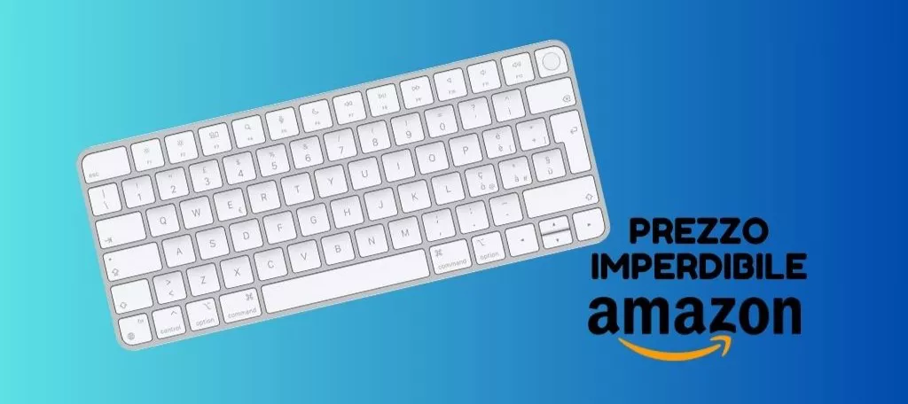 PREZZO IMPERDIBILE su Amazon per la tastiera Apple Magic Keyboard con Touch ID!