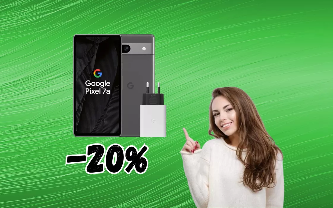 Google Pixel 7a a prezzo stracciato, c'è uno sconto di 100 € e un REGALO