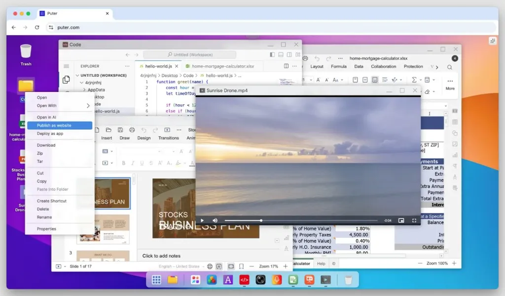 Anteprima: Puter trasforma il browser in un sistema operativo: perché divide gli utenti