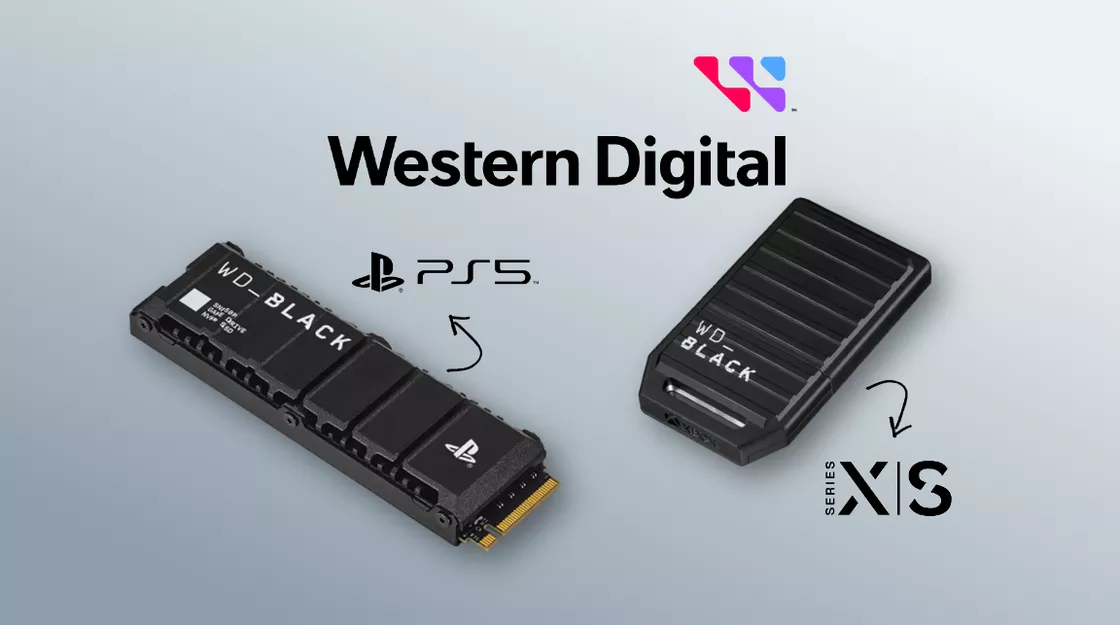 Western Digital lancia l'SSD NVMe per PS5 e la scheda d'espansione per Xbox Series X|S