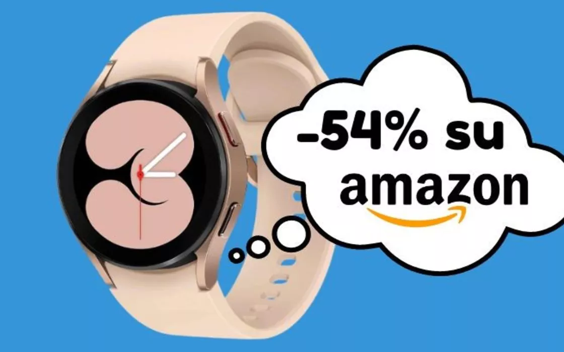 Samsung Galaxy Watch4 SCONTATO del 54% su Amazon