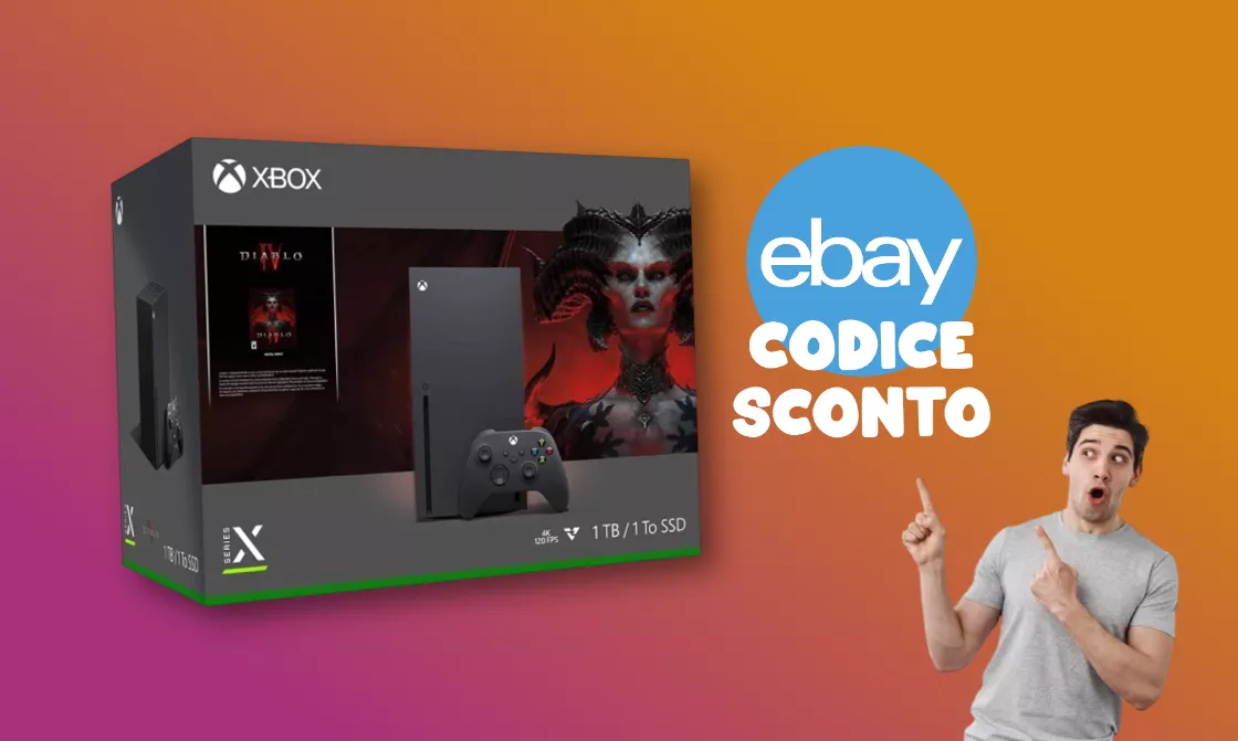 Bundle da URLO con Xbox Series X e Diablo IV: solo 431€ su eBay