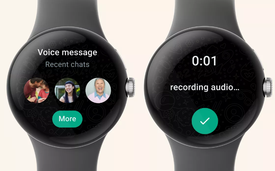 WhatsApp: disponibile l'app ufficiale per gli smartwatch con Wear OS 3