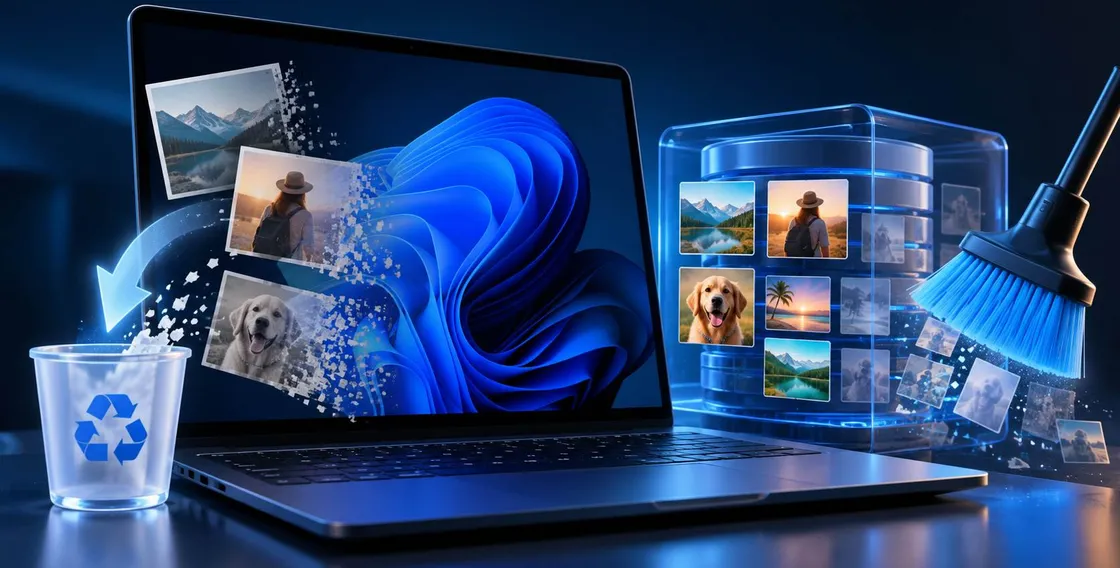 Windows 11 può conservare miniature delle foto cancellate: dove sono e come eliminarle