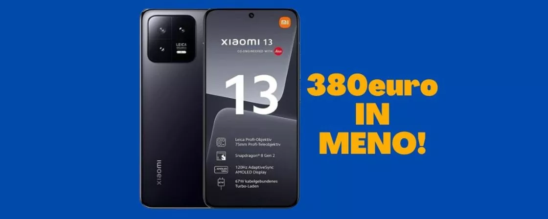 SUPER SCONTO di oltre 380 euro per Xiaomi 13 su eBay