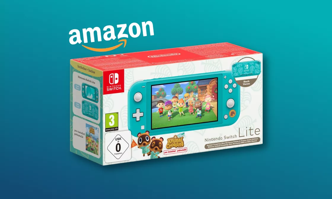 Nintendo Switch Lite edizione Animal Crossing A RUBA su Amazon