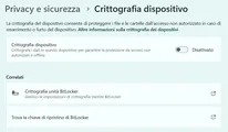 BitLocker Windows 11 e Crittografia dispositivo: quali sono le