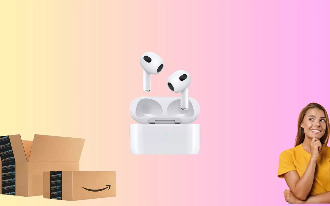 Prime Day 2024: acquista SUBITO gli AirPods 3, sono in SUPERSCONTO