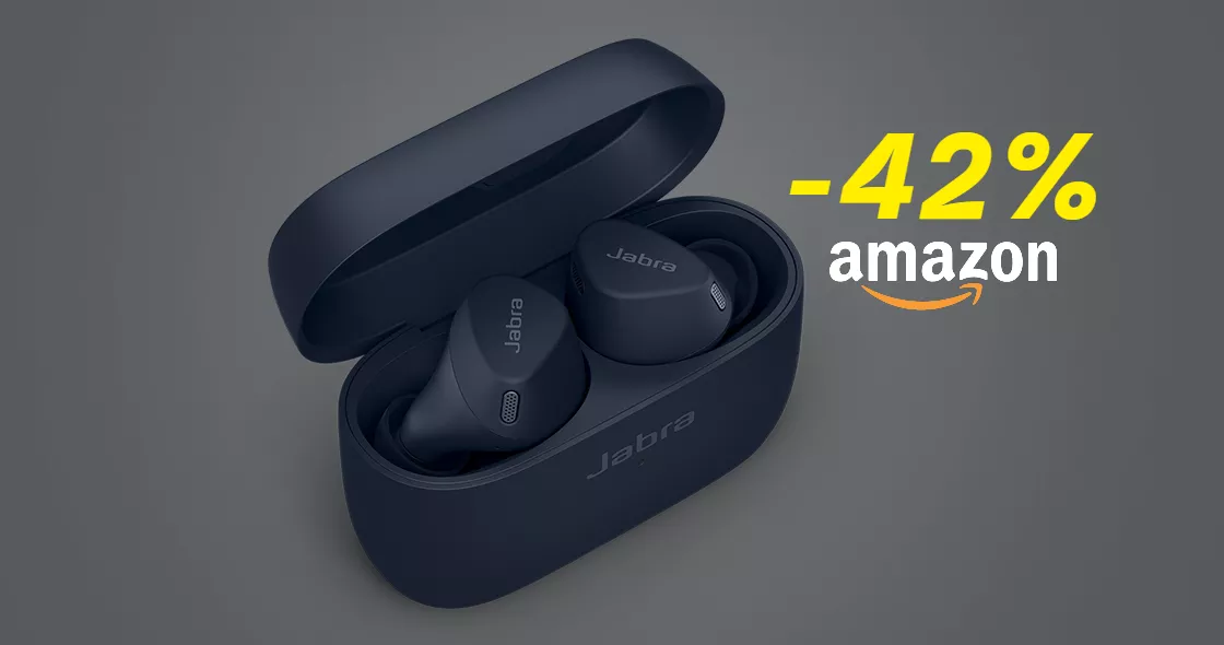 I Jabra Elite 4 Active sono gli auricolari perfetti per gli sportivi (-42%)