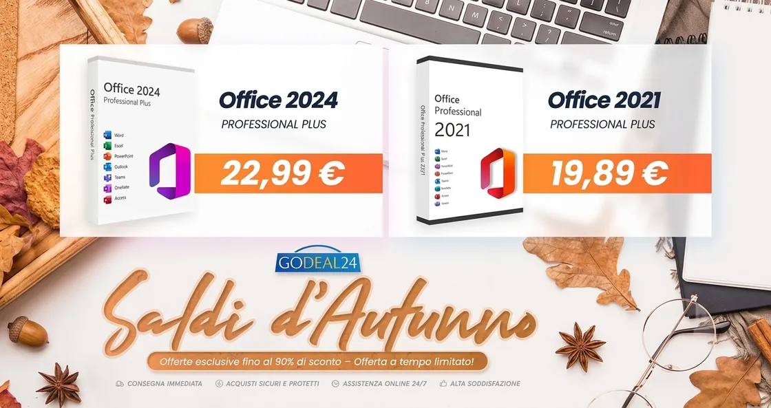 Office 2021 verso la fine del supporto: Office 2024 Pro Plus da 19,99 € per PC