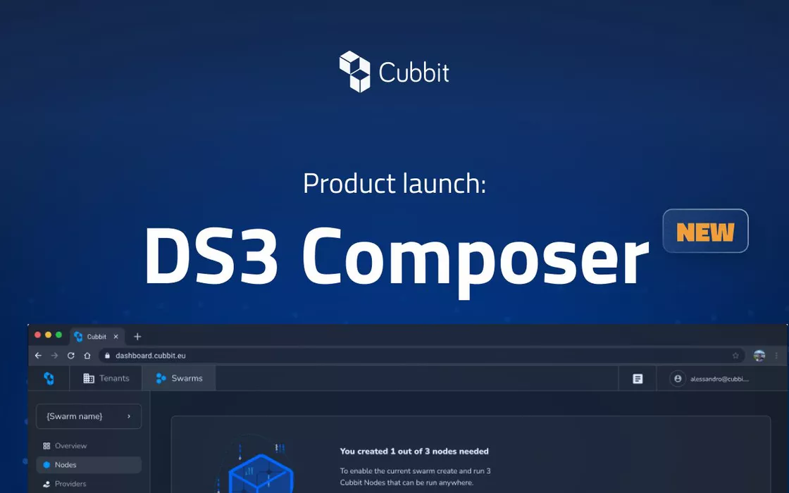 Cubbit DS3 Composer: creare il proprio cloud storage in pochi minuti
