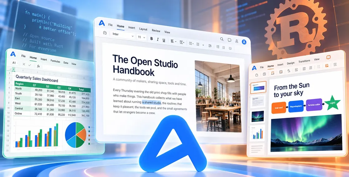 Word, Excel e PowerPoint in Rust: nasce una suite Office open source clean-room