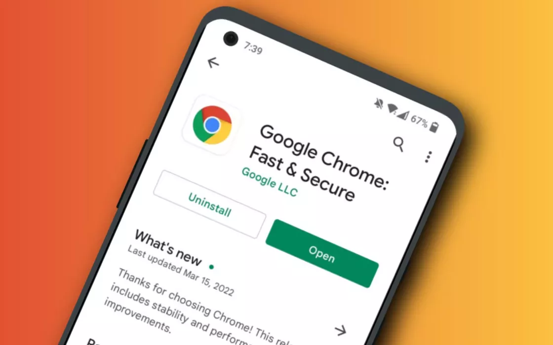 Google Chrome su Android si aggiorna: ora vibra al refresh della pagina