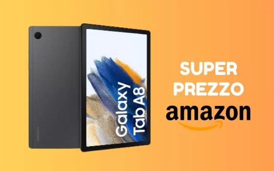 PREZZO SCONTATO per il Samsung Galaxy Tab A8 adesso su Amazon!