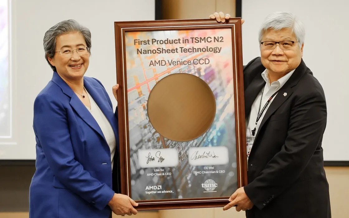 AMD e TSMC inaugurano l'era dei 2 nm con la CPU EPYC Venice: cosa cambia
