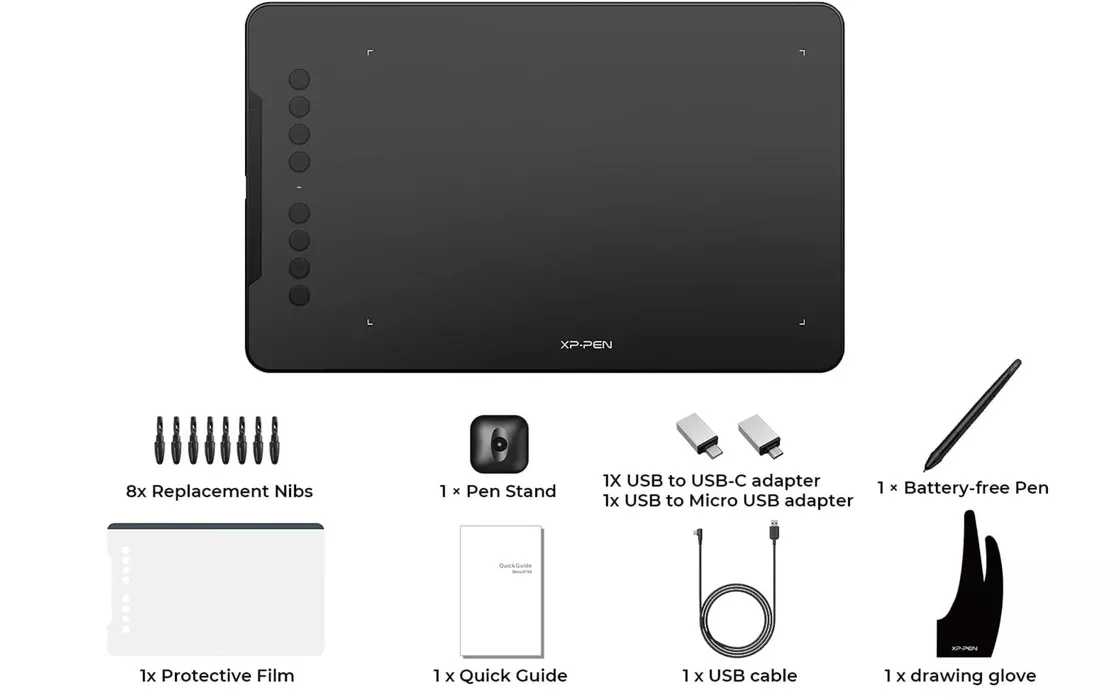 Tavoletta grafica X-PEN con 8192 livelli di pressione e tasti personalizzabili in promo su Amazon