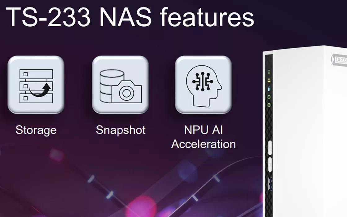 NAS 2-bay economico e smart: QNAP TS-233. Completo, versatile e performante