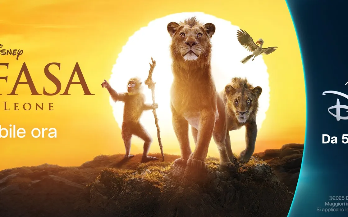 Mufasa: Il Re Leone è visibile in streaming solo su Disney+