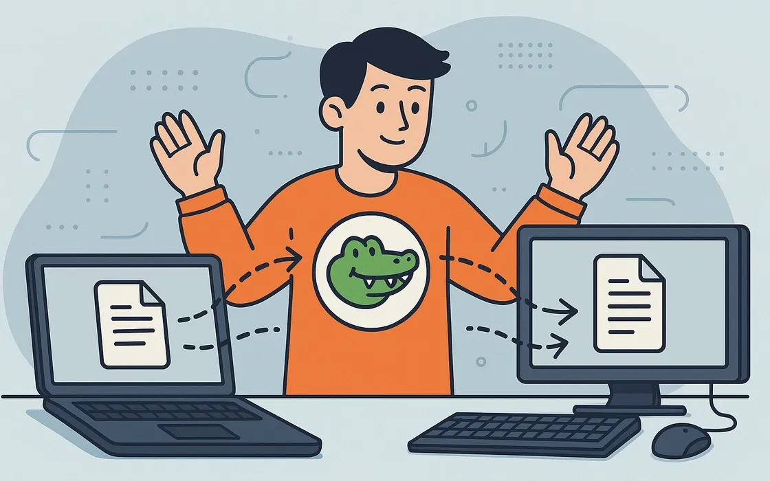 Trasferisci file senza stress! Usa Croc in 3 semplici passi