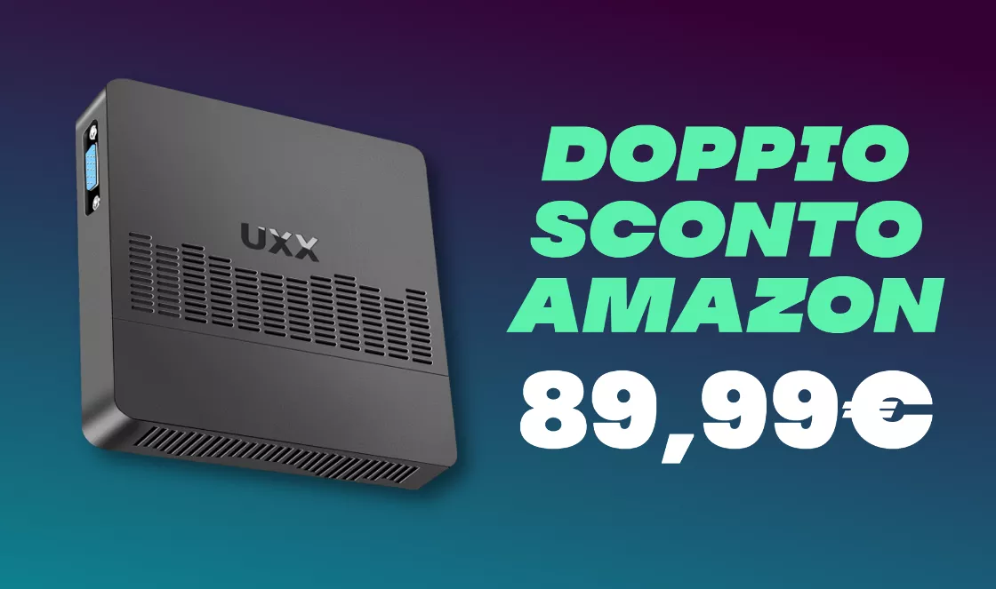 Mini PC Windows a 89,99€ con il DOPPIO SCONTO Amazon