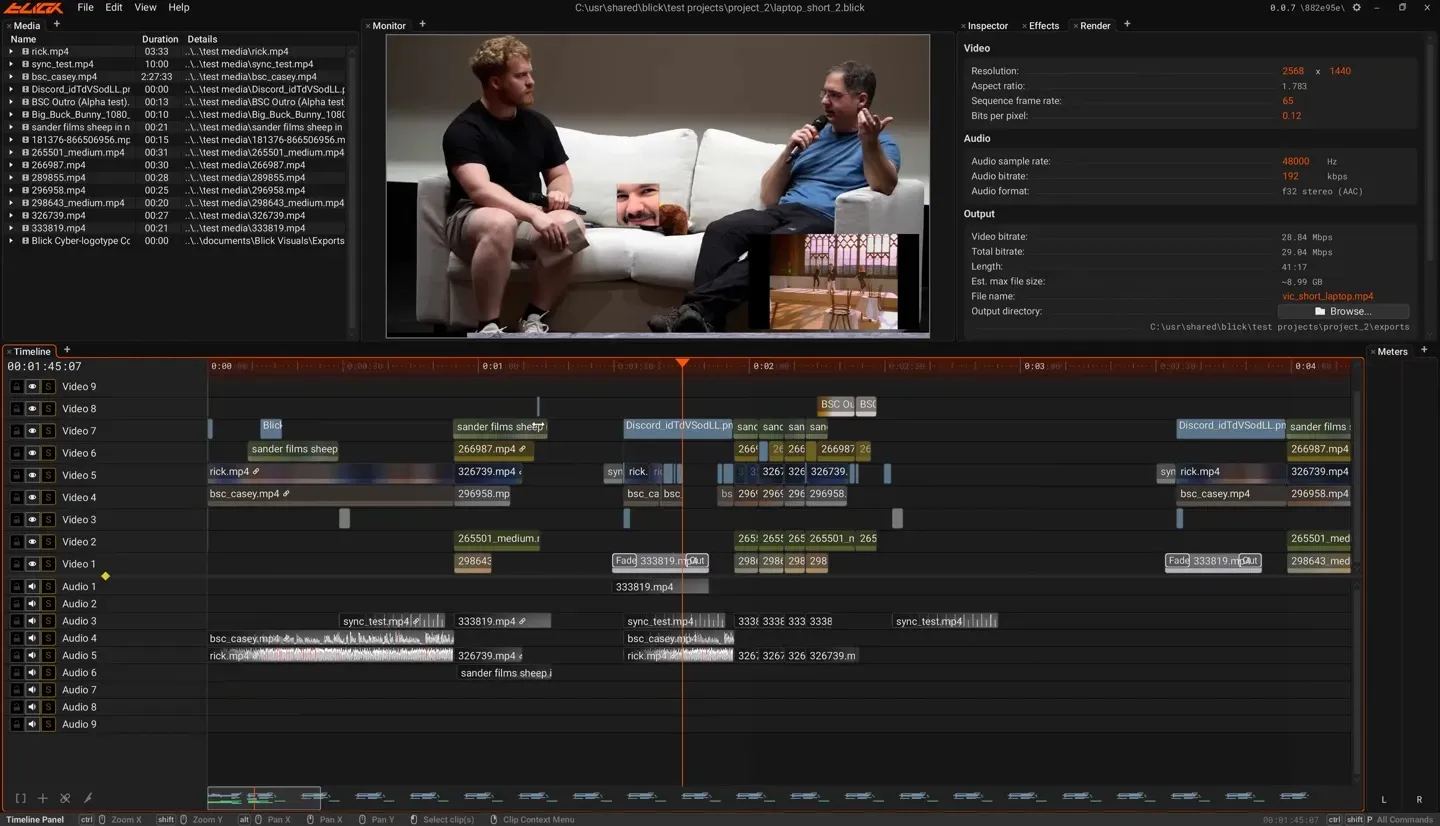 Anteprima: Blick sfida DaVinci Resolve con un nuovo editor video nativo