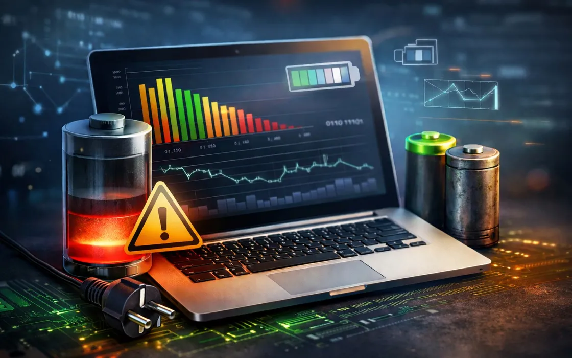 Windows 11: scopri quanto è davvero usurata la batteria del tuo notebook