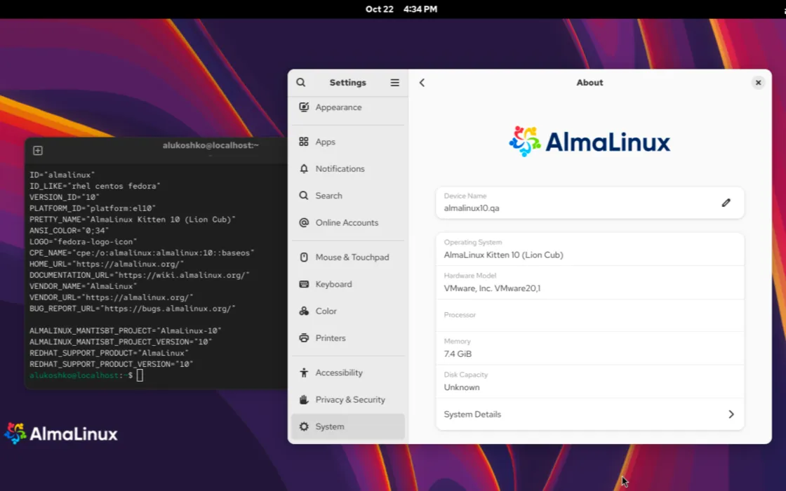 AlmaLinux Kitten 10: svelata nuova anteprima per la community