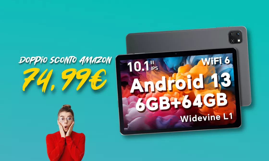 Tablet Android low cost a prezzo REGALO su Amazon
