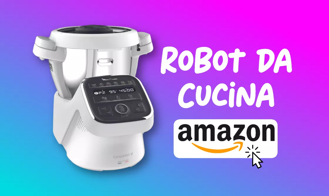 Libera la tua fantasia con il robot da cucina di Moulinex ora in promo su Amazon