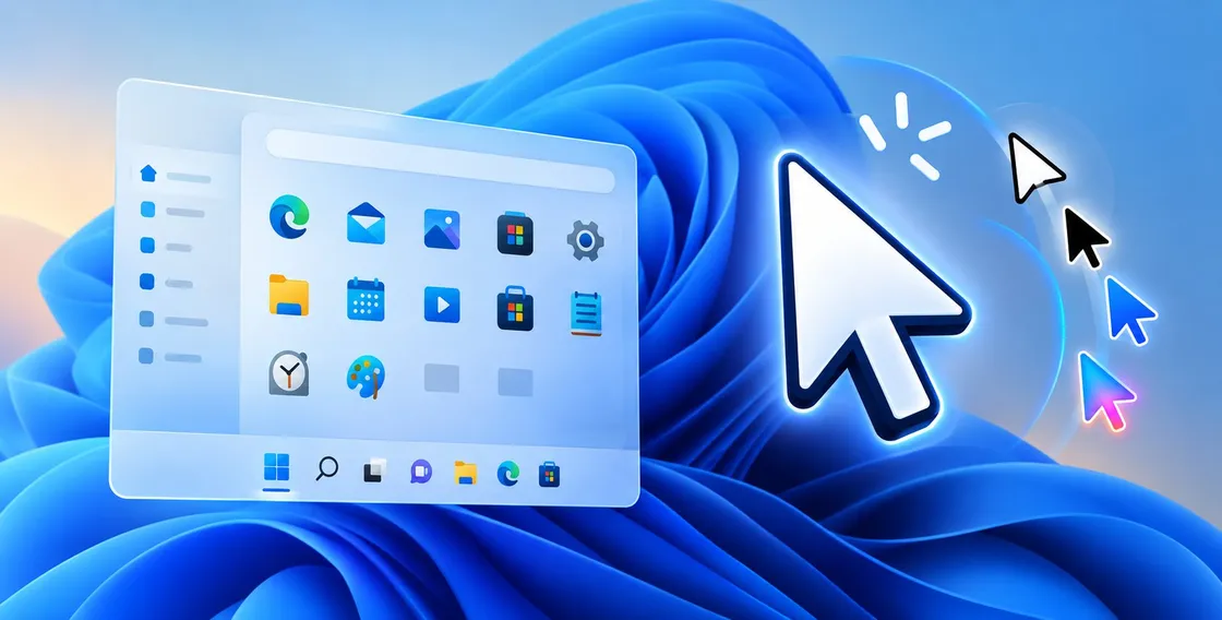 Windows 11 aggiorna puntatore e menu Start: cosa cambia?