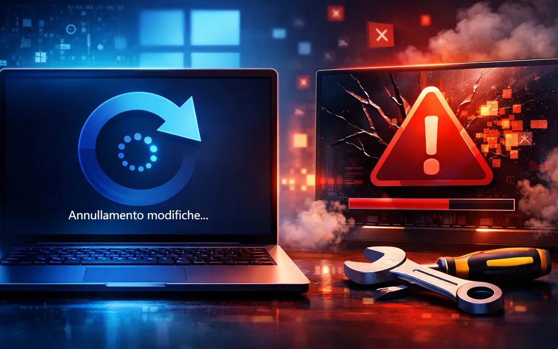 Annullamento delle modifiche apportate al computer in corso su Windows 11: perché e come risolvere