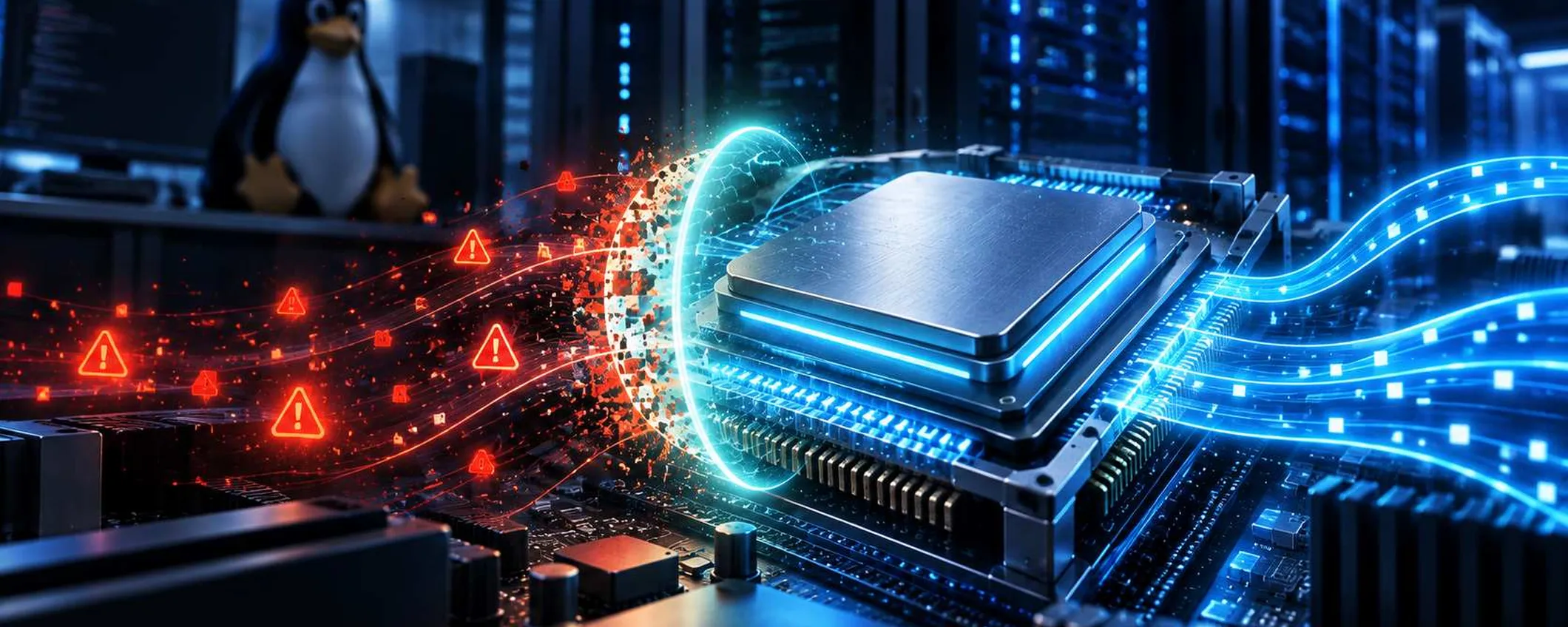 Anteprima: Le CPU invecchiano: Intel prepara Linux a gestire gli errori del silicio