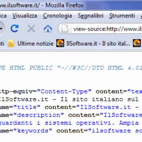 Caricare il codice sorgente di una pagina web senza visitarla