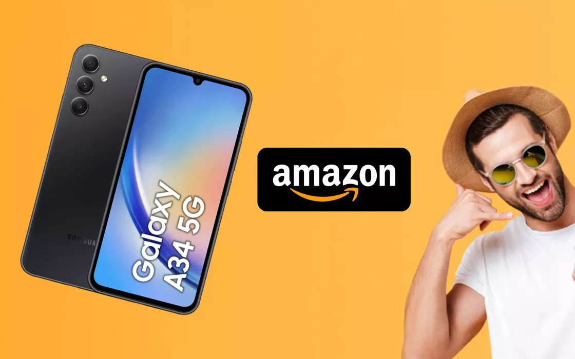 Samsung Galaxy A34 5G scende di 162 euro su Amazon a sorpresa