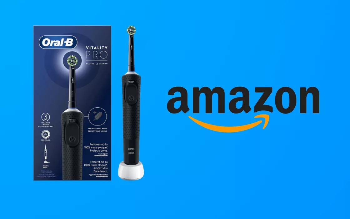 Oral-B Vitality Pro è lo spazzolino perfetto, oggi è in sconto su Amazon