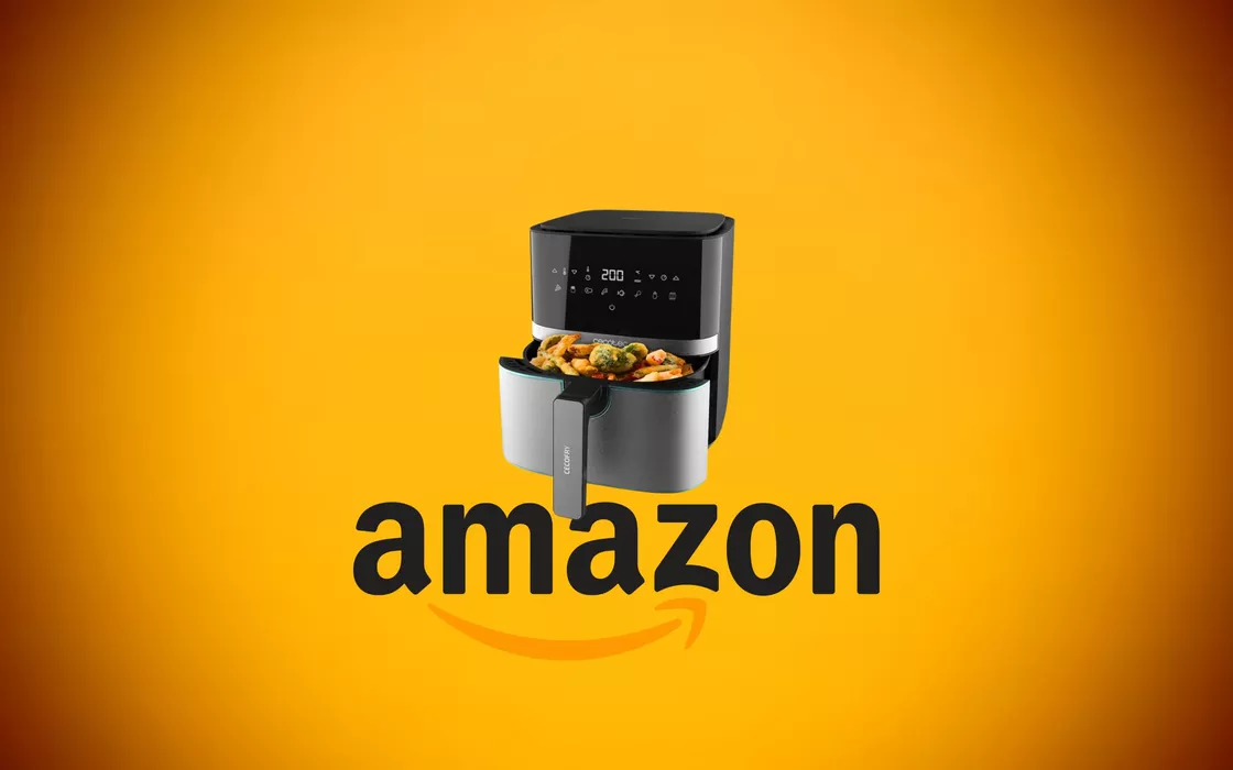 Friggitrice ad aria da 5,5 litri su Amazon a prezzo incredibile