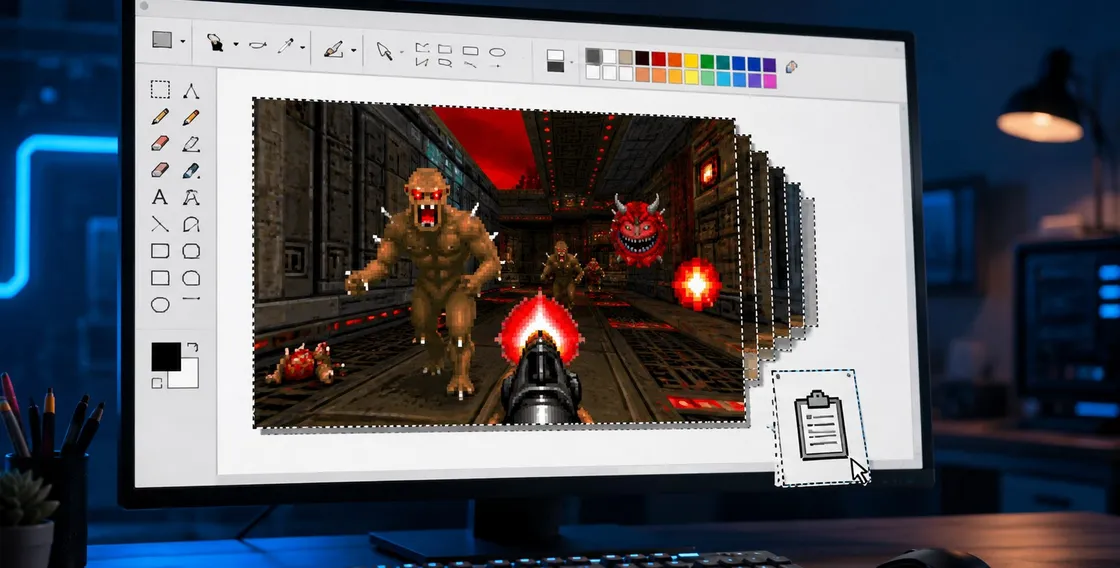 Doom gira in Microsoft Paint a 35 fps: il progetto folle di Russinovich