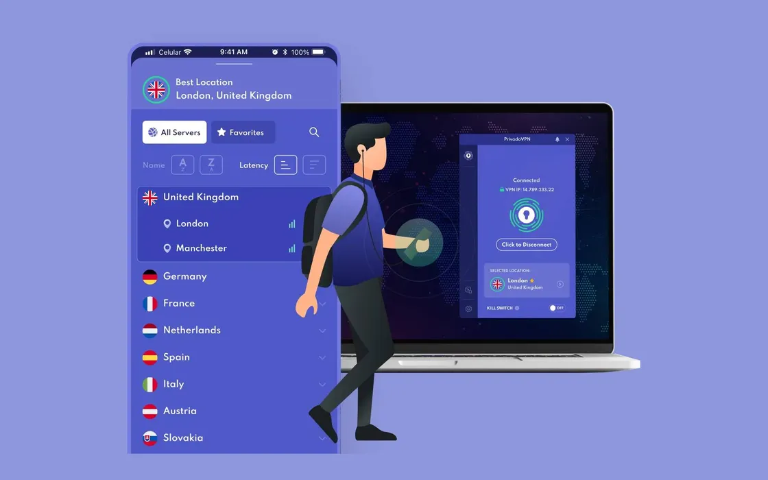 PrivadoVPN: una VPN sicura e conveniente per navigare senza limiti