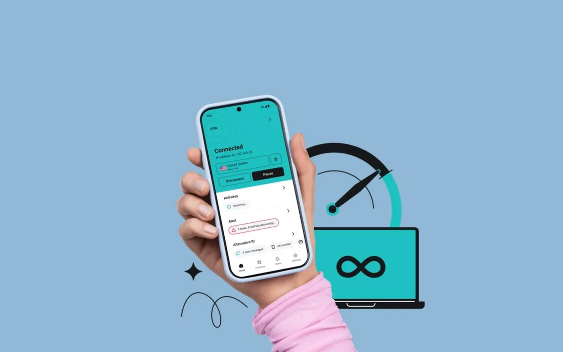 VPN Surfshark: dispositivi illimitati e sicurezza online da 1,99€ al mese