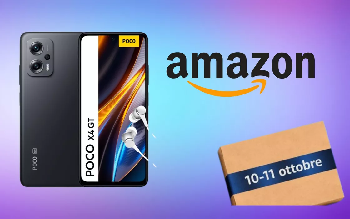 POCO X4 GT 5G, lo smartphone con 144Hz ed Alexa in promo su Amazon