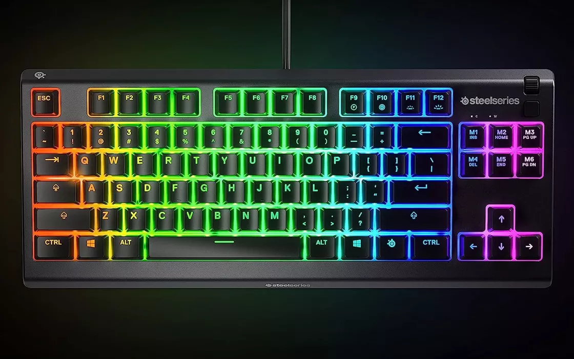 Tastiera SteelSeries Apex 3 TKL con illuminazione RGB: promo ASSURDA su Amazon