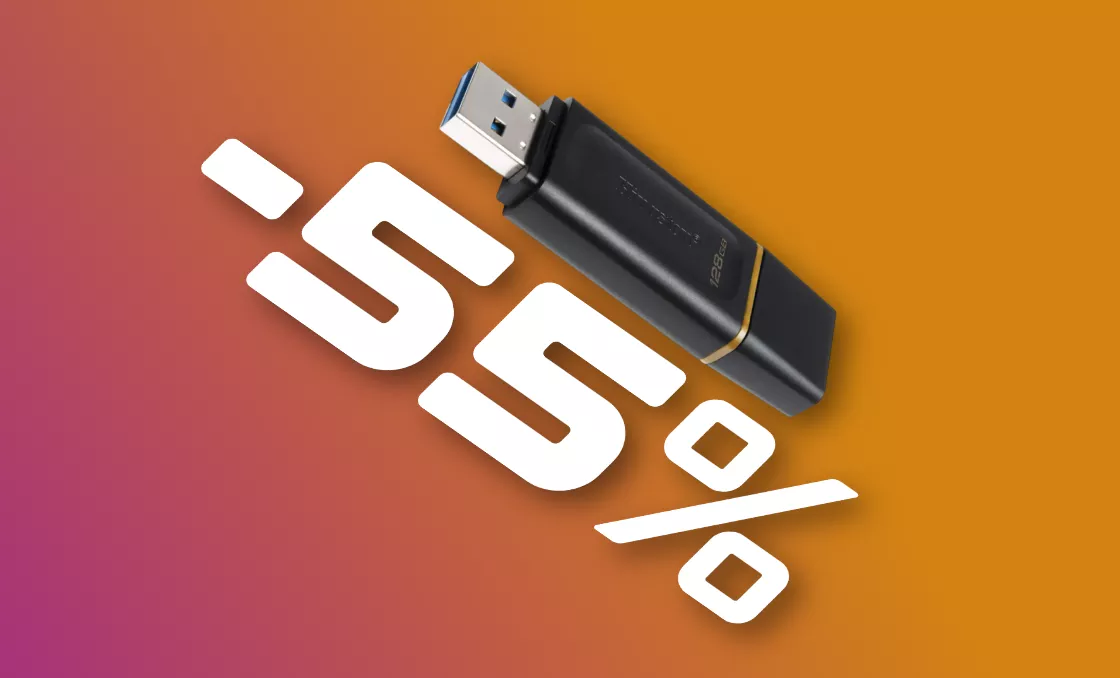 La penna USB da 128GB di Kingston è REGALATA su Amazon (55%)