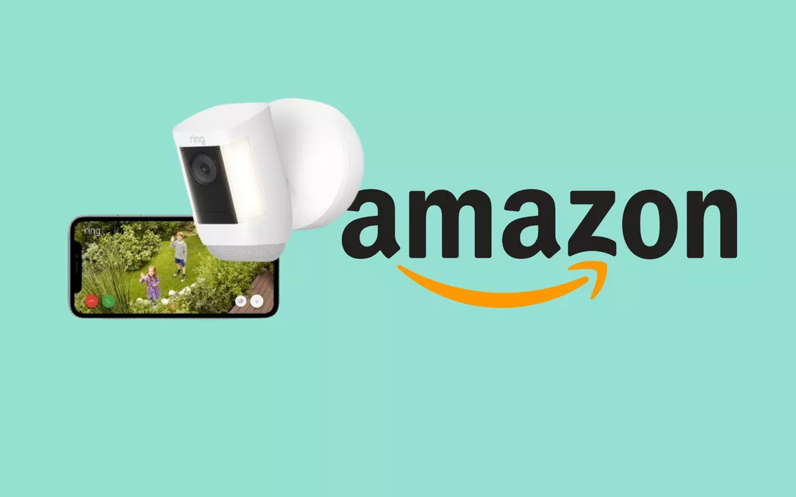 Telecamera Ring Spotlight Cam Pro su Amazon al 30% di sconto