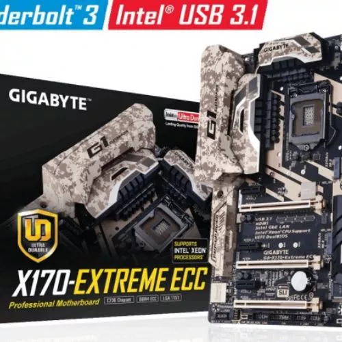 Gigabyte X170 Extreme ECC abbraccia Thunderbolt 3
