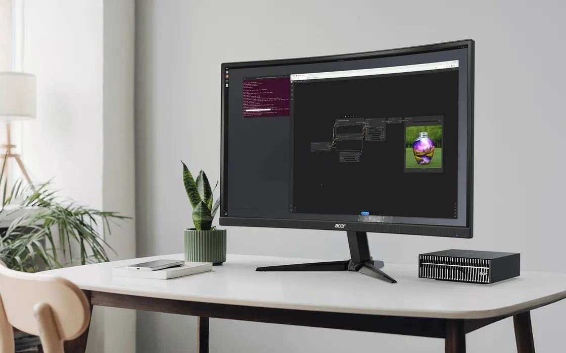 Acer presenta Veriton GN100: è la nuova mini workstation per l'AI con chip Nvidia
