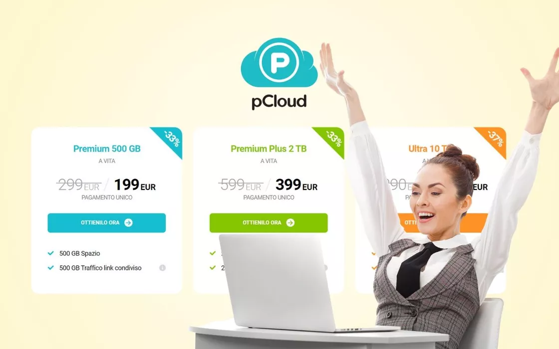 pCloud: risparmia ORA sul cloud storage a vita