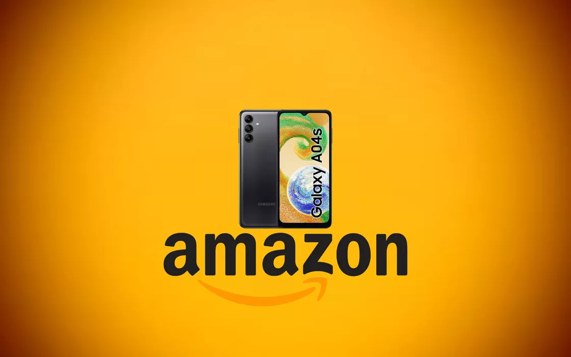 Samsung Galaxy A04s in promo, Amazon lo regala a 110 EURO