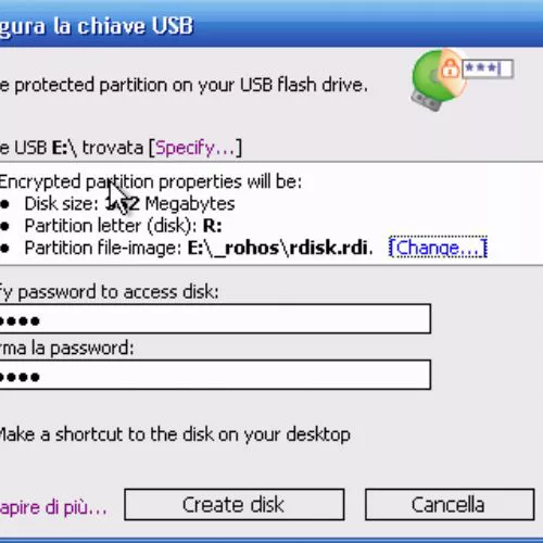 Crittografare dati all'interno di chiavette USB con Rohos Mini Drive